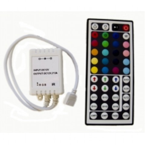 Контроллер светодиодной RGB ленты 6А с пультом 44 кнопки
