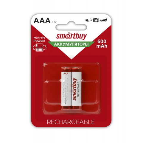 Аккумулятор AAA Smartbuy 600mA (2шт)
