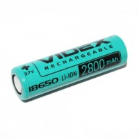 Аккумулятор 18650 VIDEX 2800mA 3,7V (с токовой отдачей - max до 8400mAh)