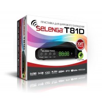 Цифровой ресивер DVB-T2/DVB-C SELENGA T81D