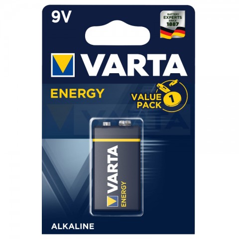 Батарейка 6F22 (крона 9V) Varta Alkaline