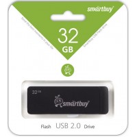 Память USB 2.0 32 GB SmartBuy Dash Black (SB32GBDH-K)