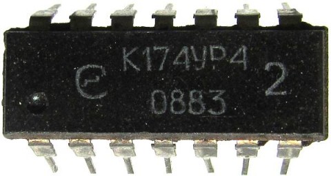 Микросхема К174УР4  (TBA120U A223D)